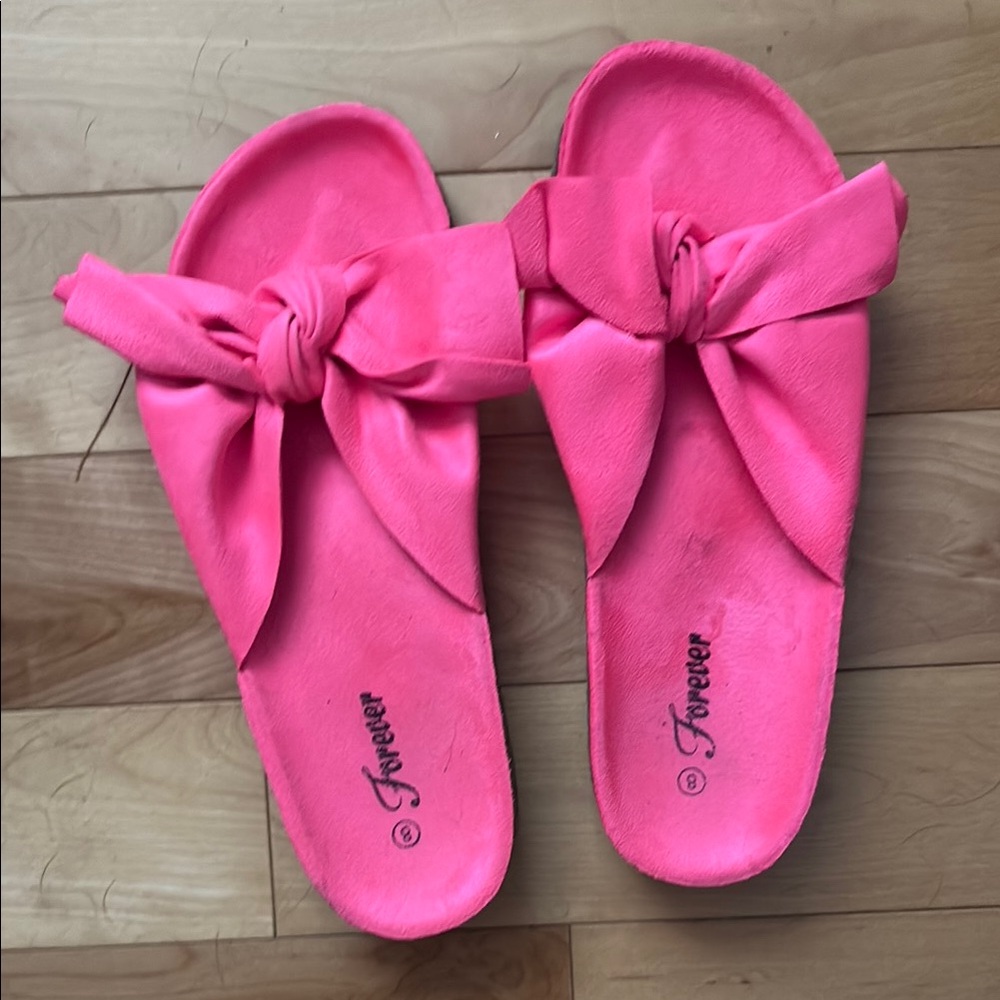 Forever 21 Pink Women's Slide Sandals